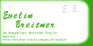 evelin breitner business card